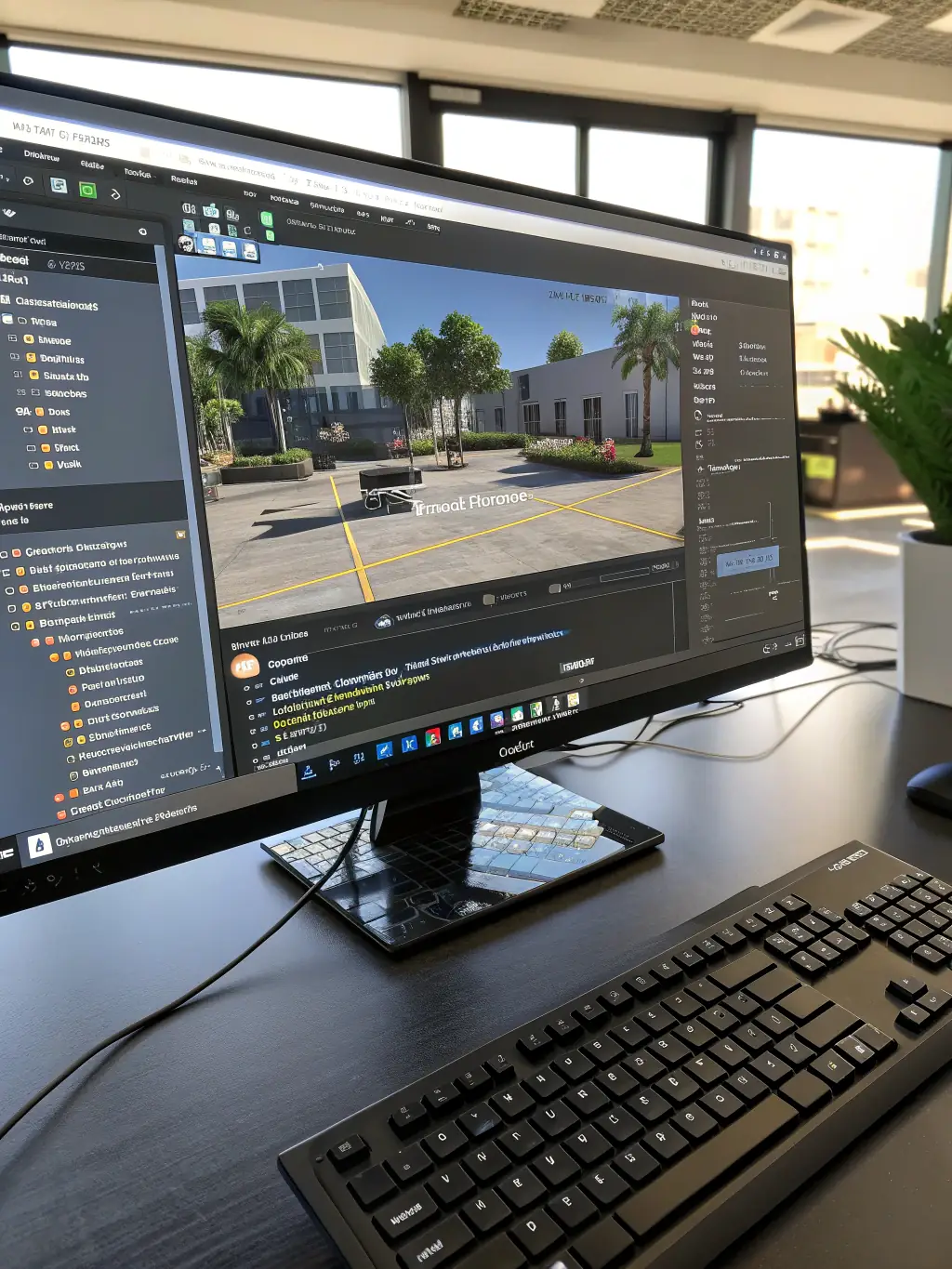A screenshot of the Unity editor interface, showcasing its user-friendly design and powerful features for creating 2D and 3D games, used in our introductory Unity module.